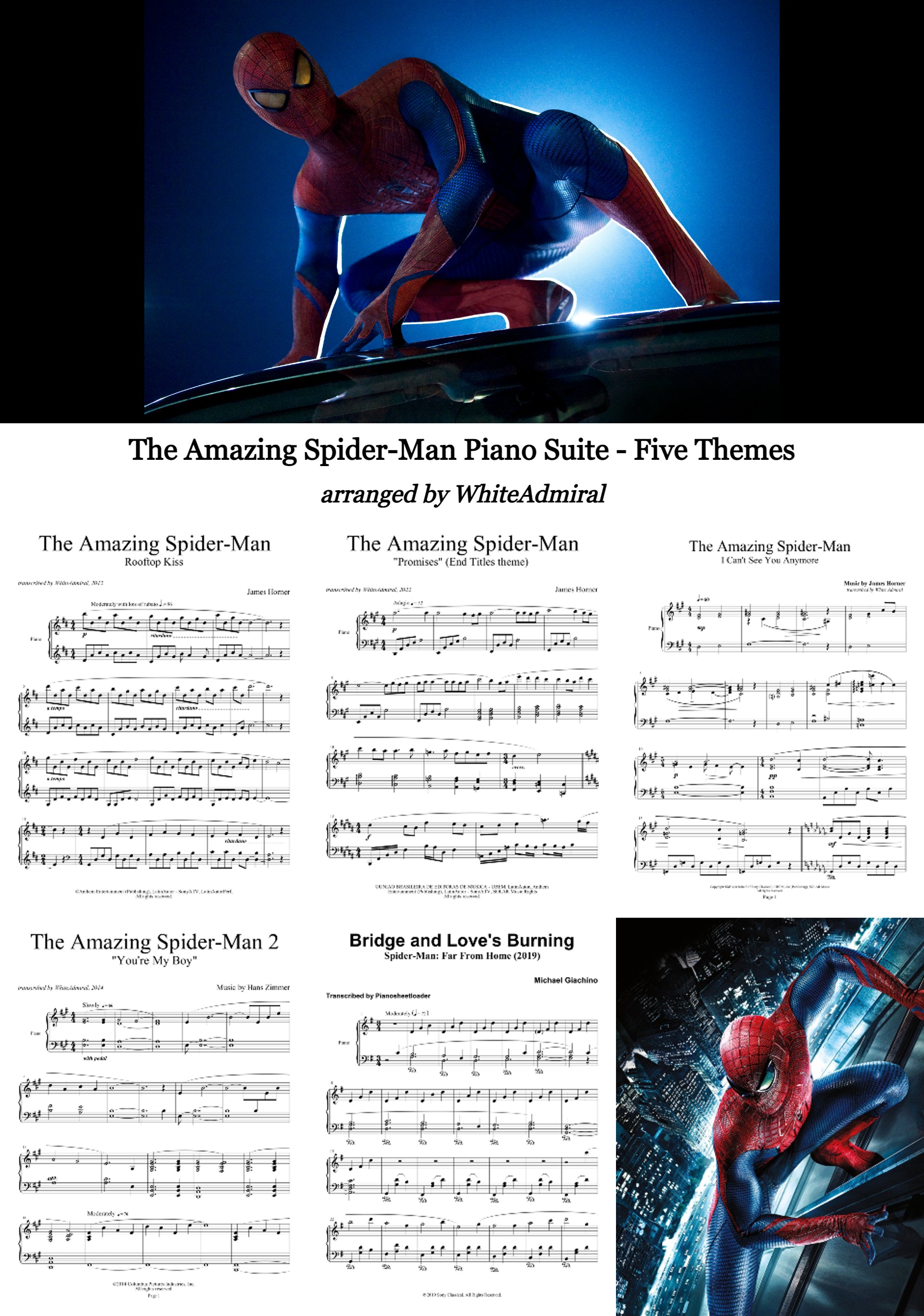 The Amazing Spider-Man Piano Suite - Five Themes.jpg